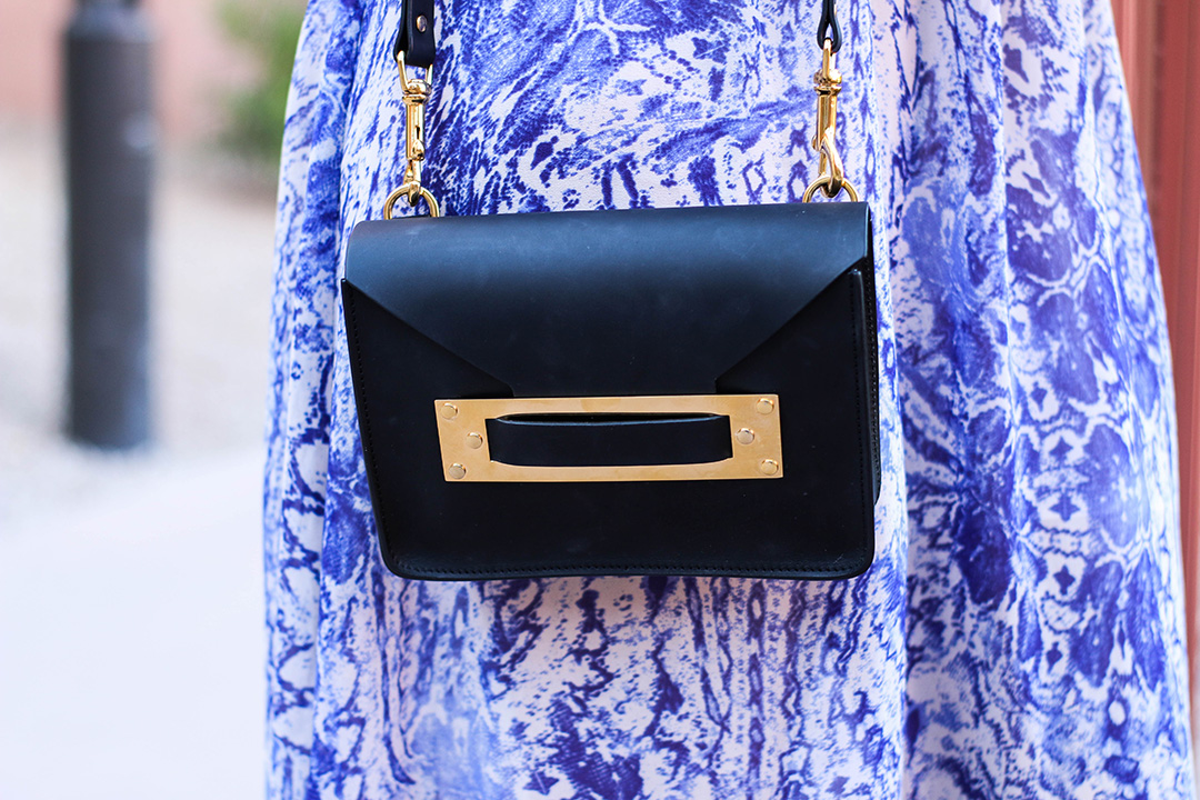 Black crossbody bag