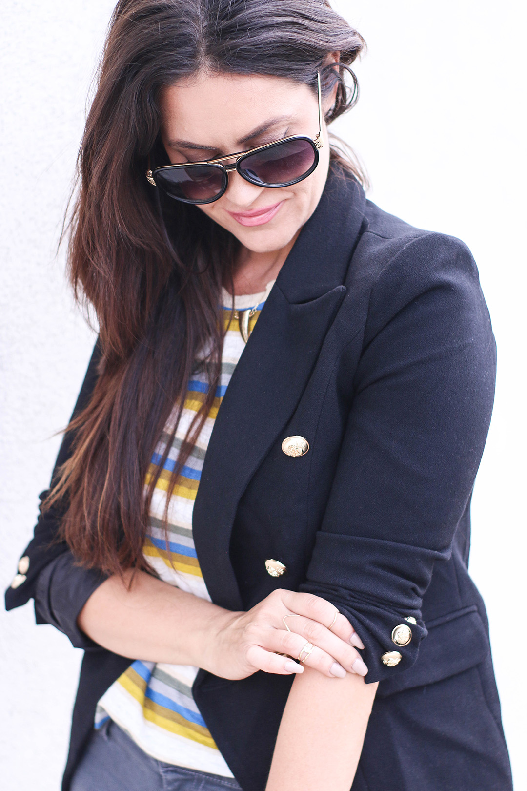 fall navy blazer