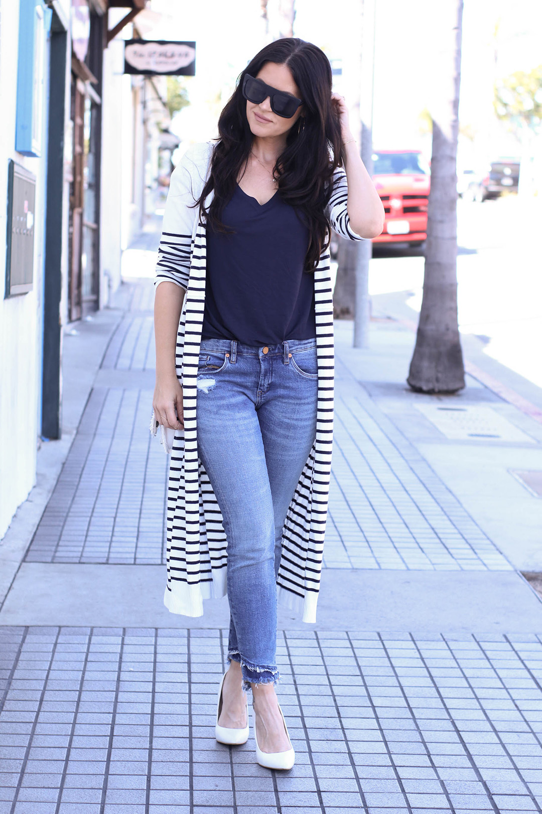 Stripe cardi -c-1