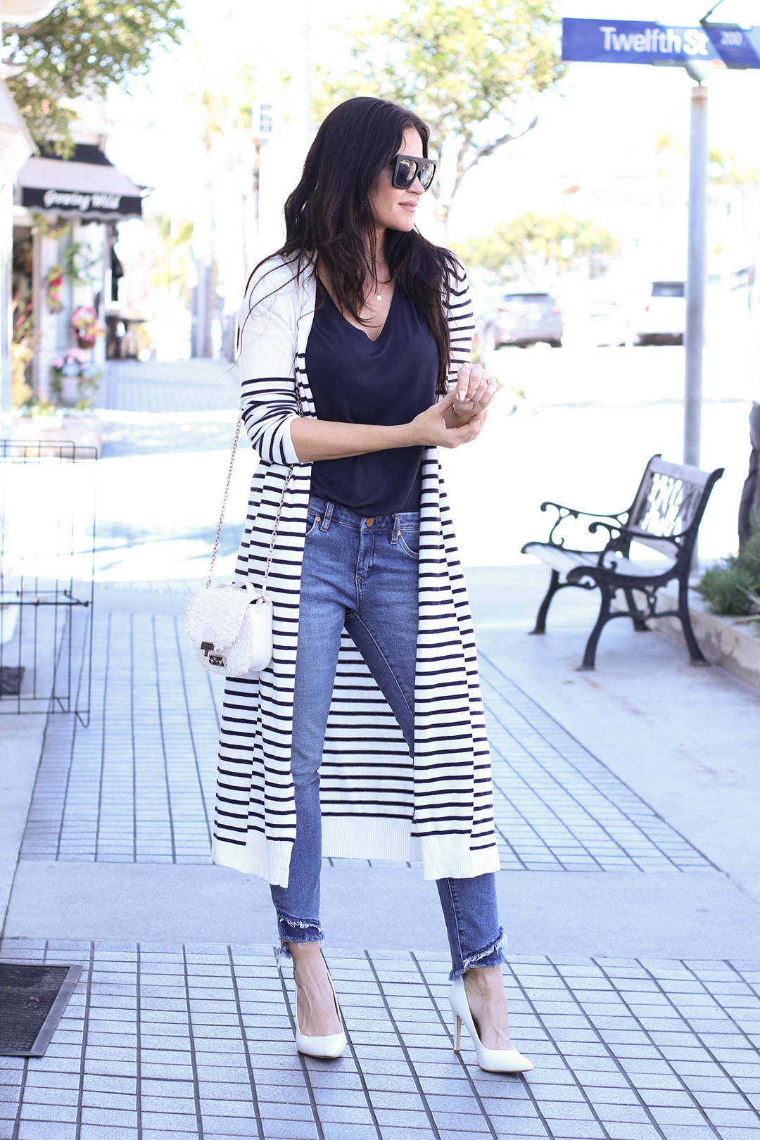 Stripe cardi -c-3